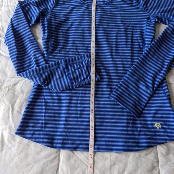 White Mountain Blue Striped Long Sleeve Tee - Picture 11 of 14
